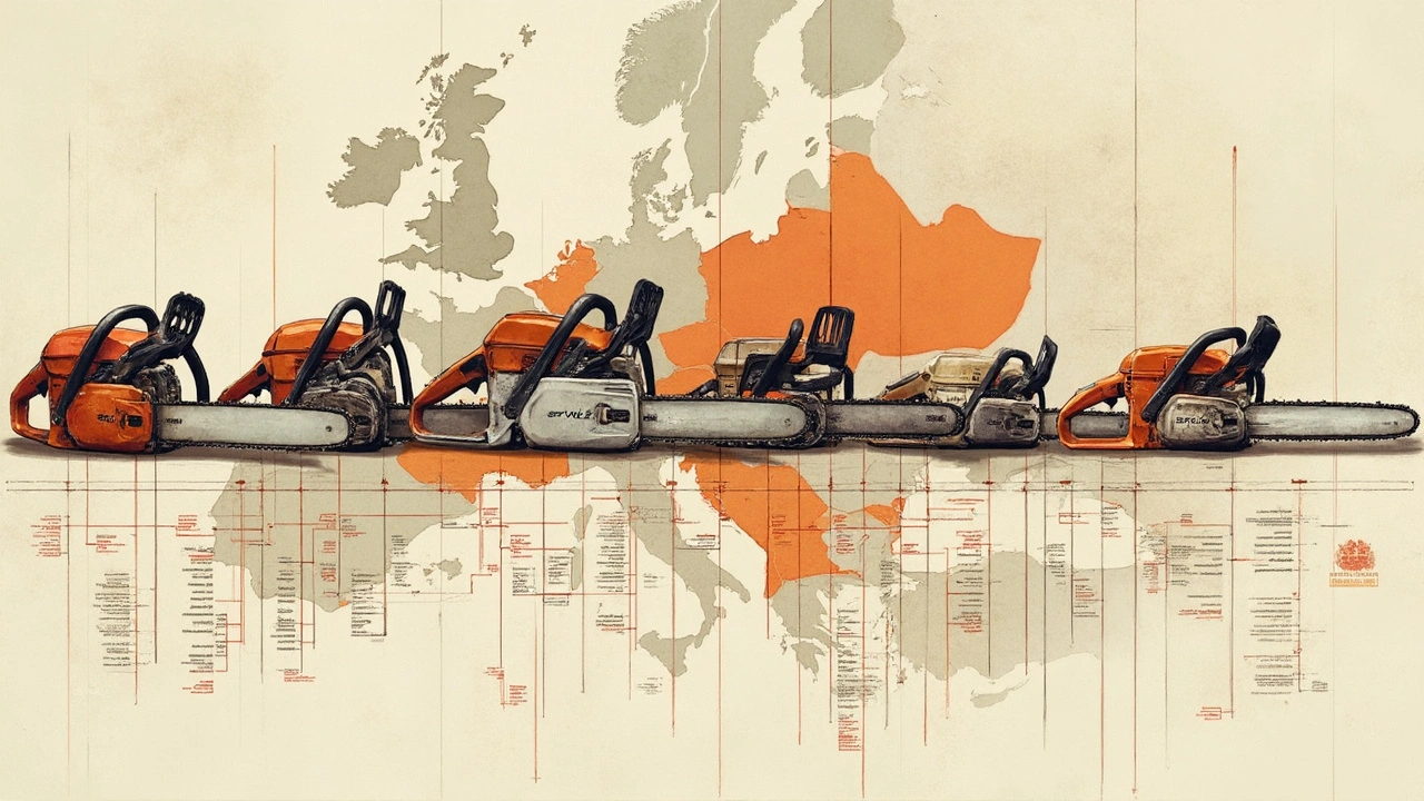 Stihl ve světě, srovnání s konkurencí a jak poznat originál
